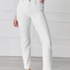 Jenna Straight Leg Jean White