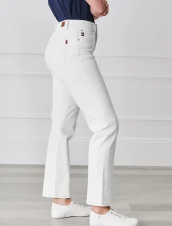 Jenna Straight Leg Jean White