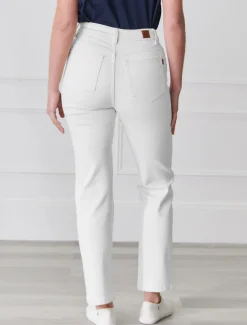 Jenna Straight Leg Jean White