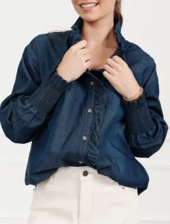 Jessica Denim Shirt Indigo