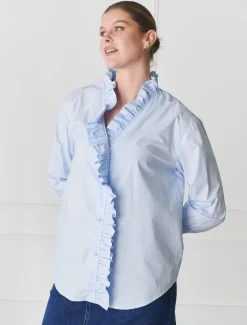 Jessie V Shirt Blue