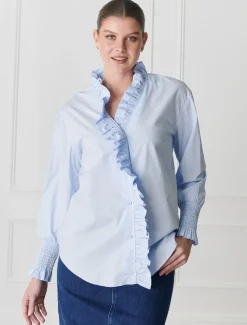 Jessie V Shirt Blue