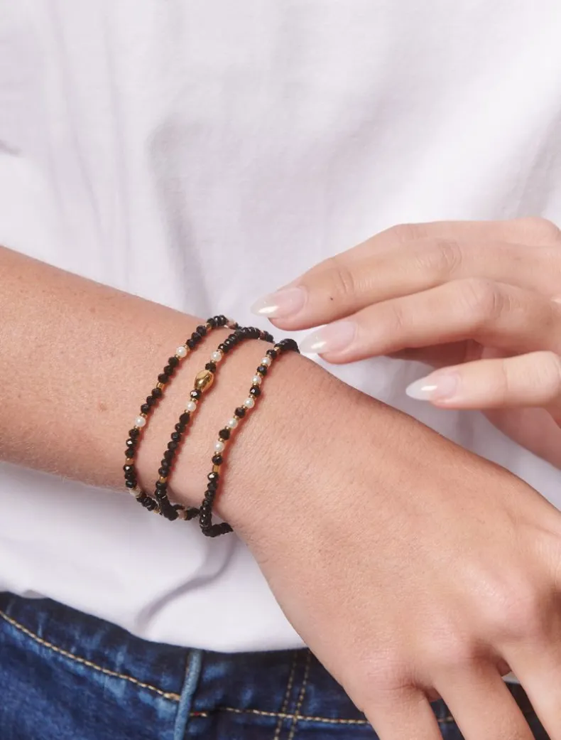 Jet Bracelet Set