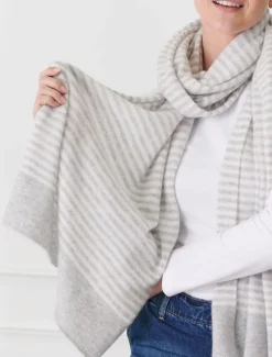Joseph Cashmere Scarf Beige Ivory