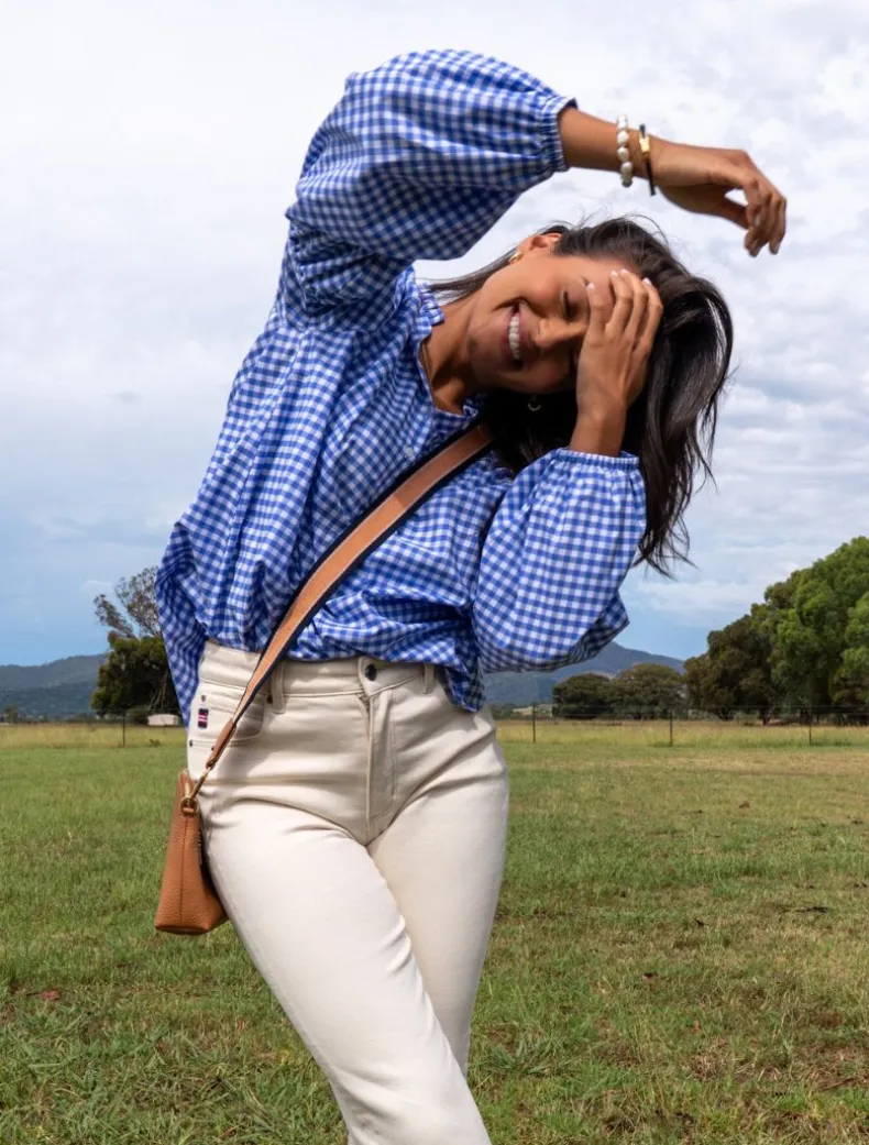 Kell Shirt Gingham Blue
