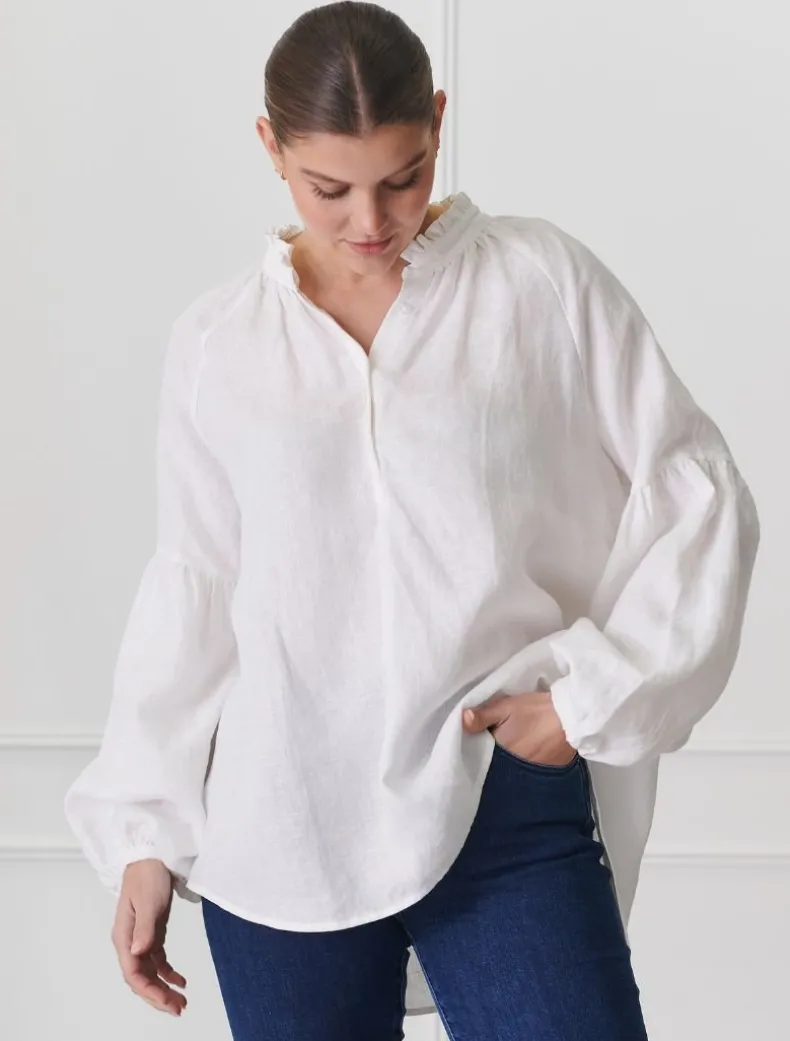 Kell Shirt Linen White