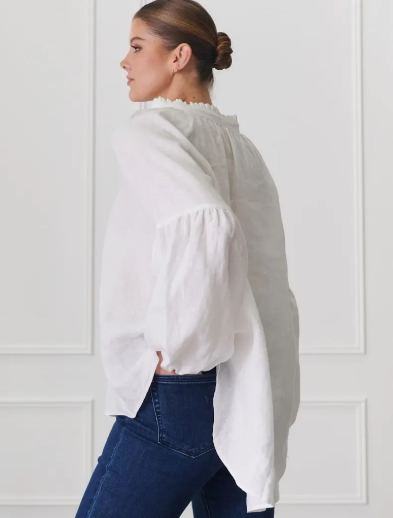 Kell Shirt Linen White