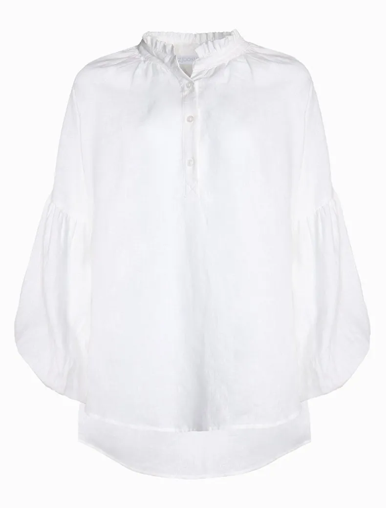 Kell Shirt Linen White