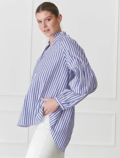 Kell Shirt Stripe Blue