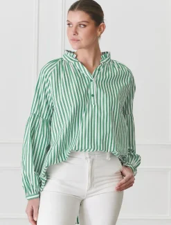 Kell Shirt Stripe Green