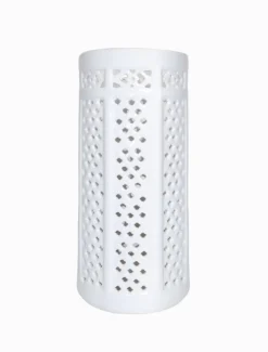 Lattice Umbrella Stand White