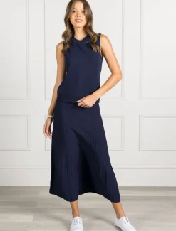 Layla Knit Tank Navy- FINAL SALE