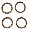 Leopard Hair Ties Set of 4
