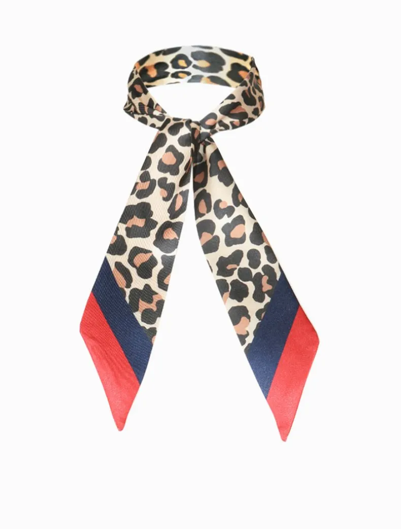 Leopard Narrow Scarf