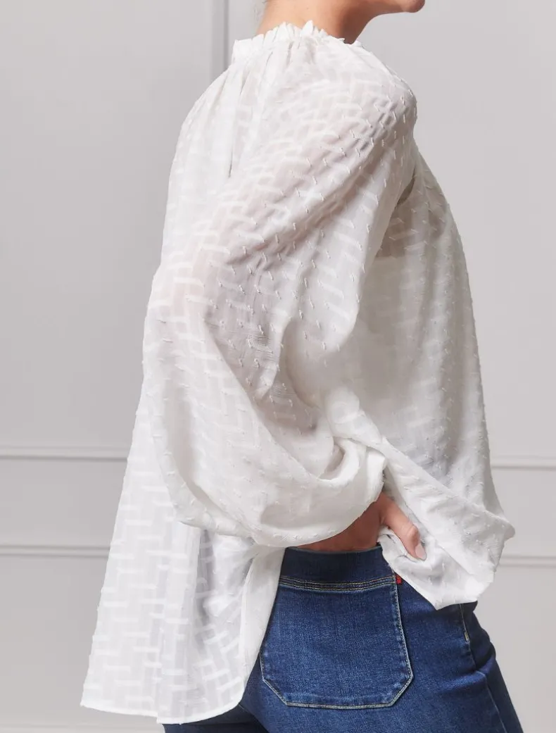 Lila Top White - FINAL SALE