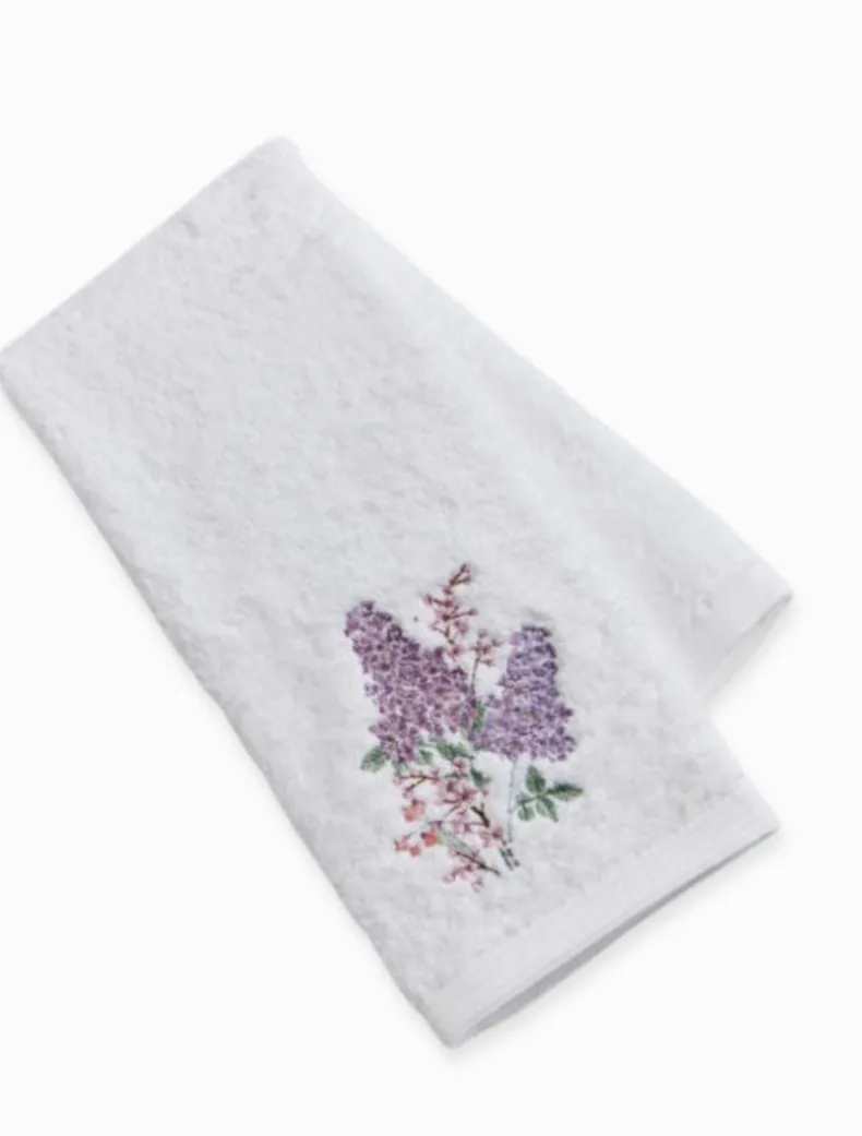 Lilac Bouquet Hand Towel