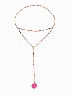 Lilac Summer Double Length Necklace