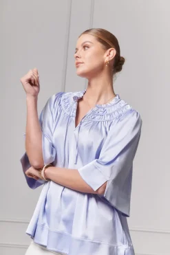 Lillibet Top Blue - FINAL SALE