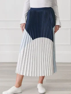 Lily Pleat Skirt Multi Coloured