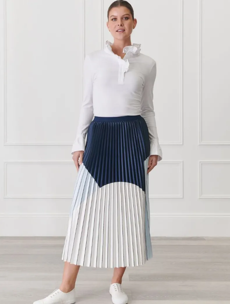 Lily Pleat Skirt Multi Coloured