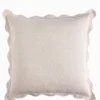 Linen Scallop Cushion 55cm x 55cm
