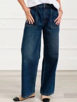 Lisa Wide Leg Jean Indigo