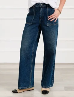 Lisa Wide Leg Jean Indigo