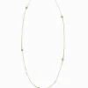 Lucienne Disk and Pearl Necklace Long Gold
