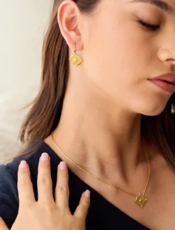 Lucienne Gold and Crystal Hooks