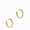 Lucienne Gold Plated Sterling Silver Huggie Hoops