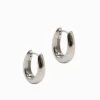 Lucienne Tear Drop Huggies 925 Rhodium