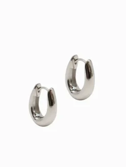 Lucienne Tear Drop Huggies 925 Rhodium