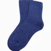 Luxurious Wool Blend Socks Blue