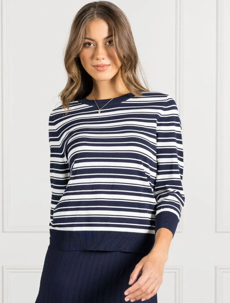 Melanie Knit Jumper Striped- FINAL SALE