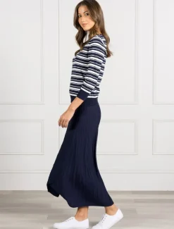 Melanie Knit Jumper Striped- FINAL SALE