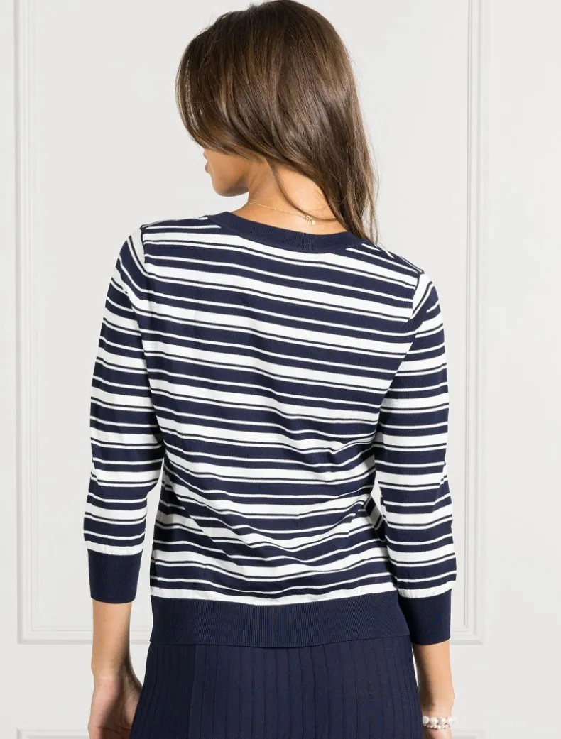 Melanie Knit Jumper Striped- FINAL SALE