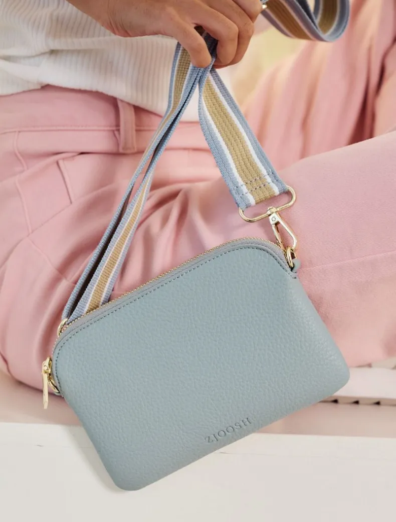 Missy Hugo Cross Body Bag Dusty Blue