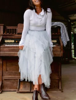 Misty Skirt Blue