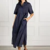 Molly Shirt Dress Navy - FINAL SALE