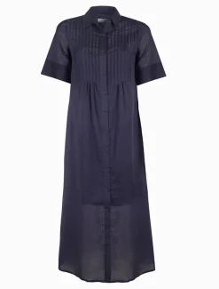 Molly Shirt Dress Navy - FINAL SALE