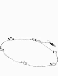 Multi Shape Bracelet Rhodium