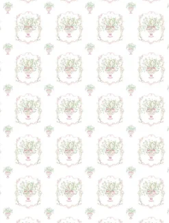 Muslin Swaddle Flower Urn