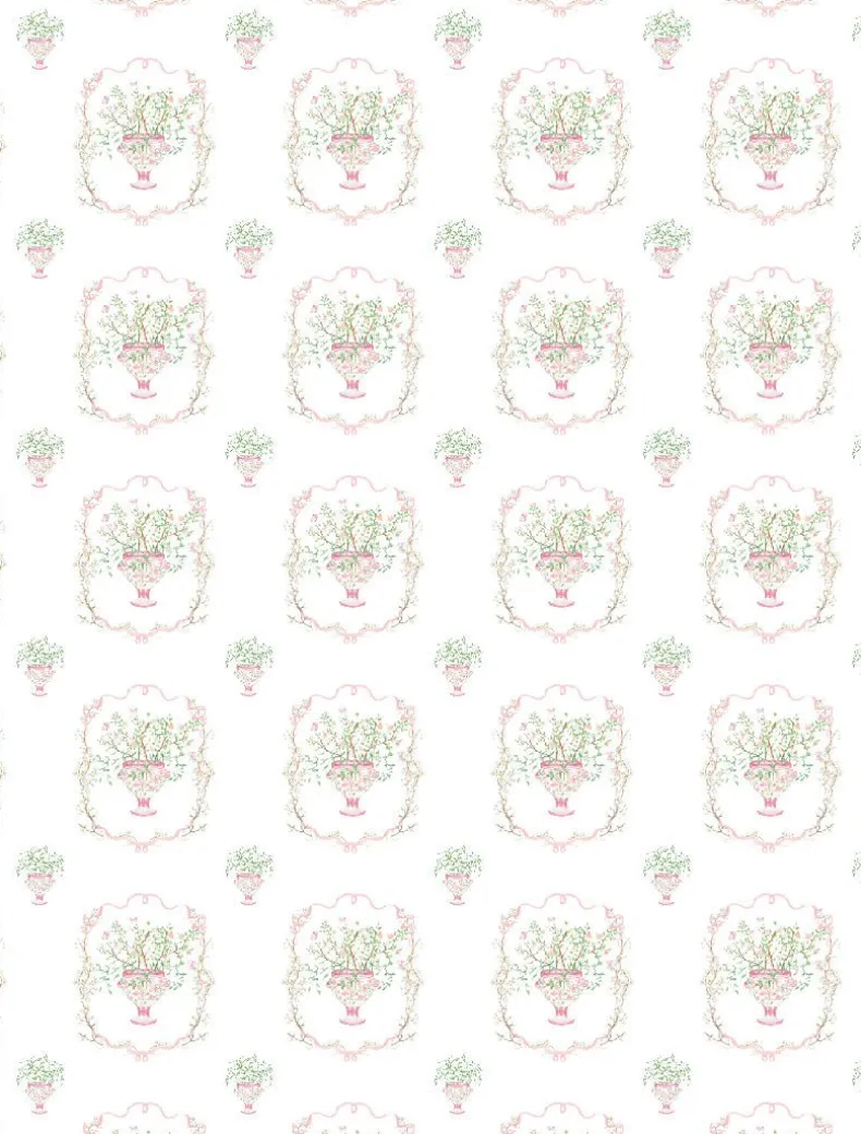 Muslin Swaddle Flower Urn