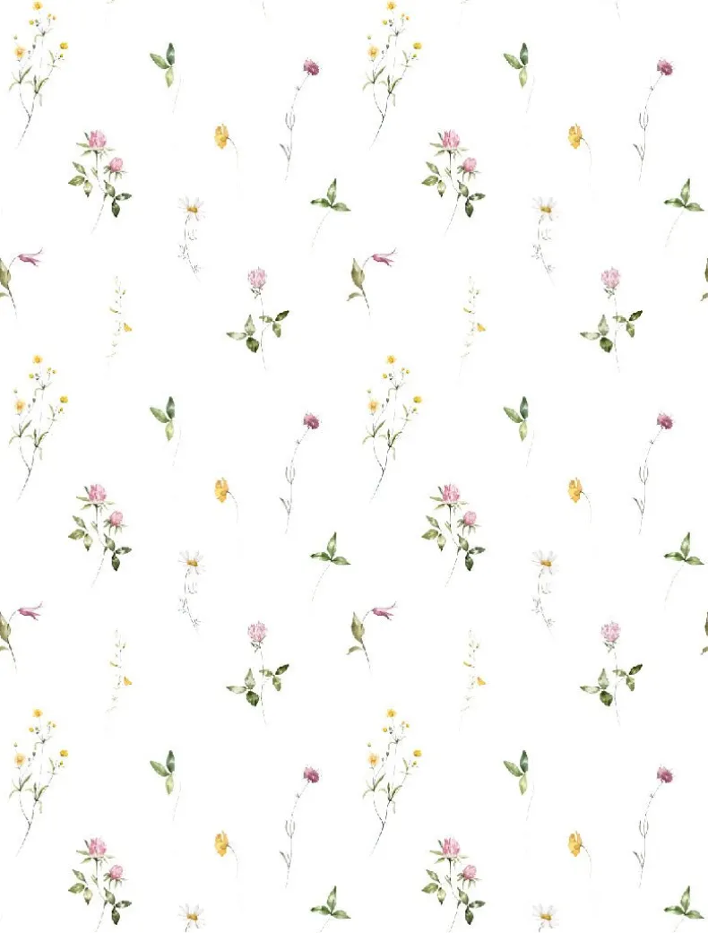 Muslin Swaddle Scattered Flowers