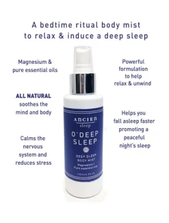 ODeep Sleep Magnesium Body Mist 125ML