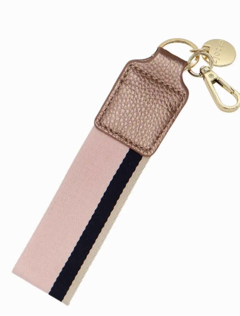 Odie Keyring Rose Gold Peach