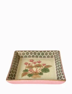 Oriente Savon Dish Flor De Lot Green