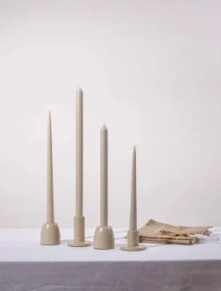 Pale Eucalypt Dinner Candle 40cm (Pack of 4)