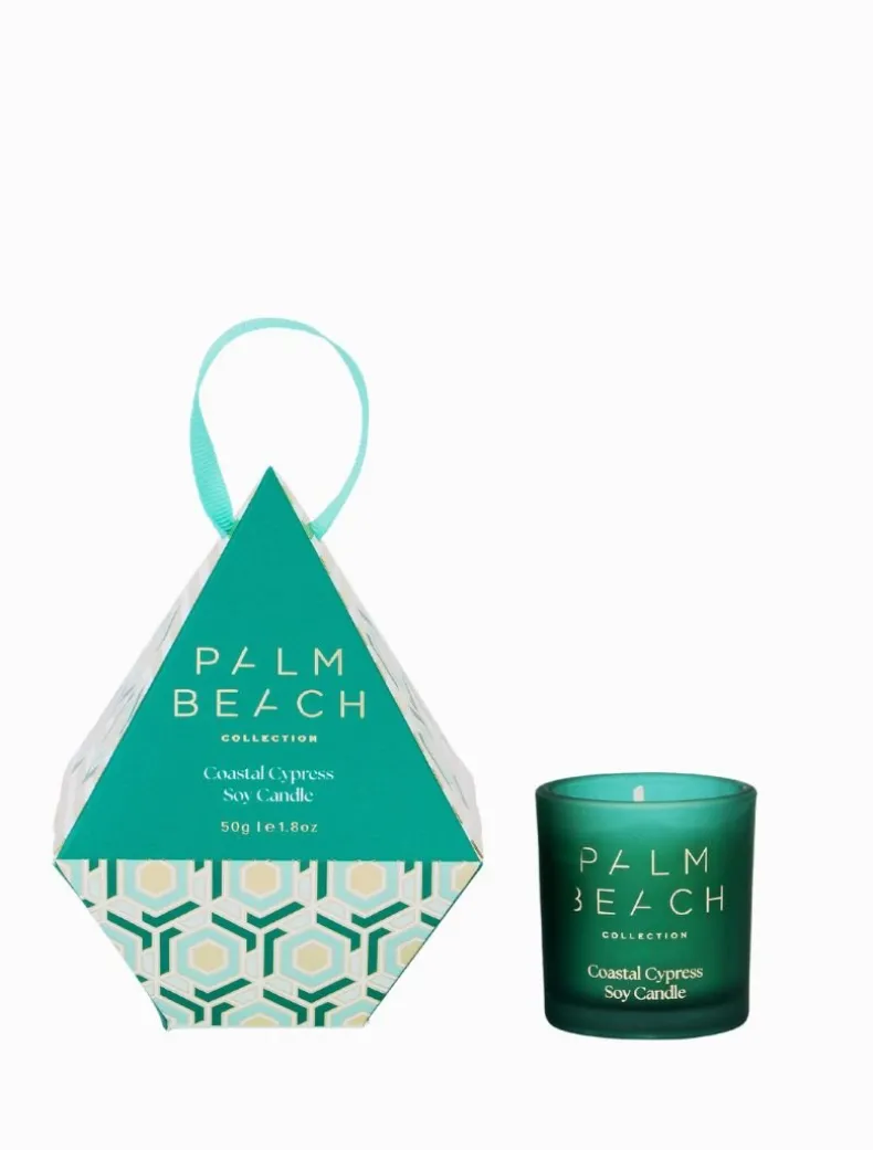 Palm Beach Hanging Bauble Mini Candle Coastal Cypress 50G - FINAL SALE