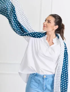 Panama Scarf Polka Dot